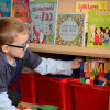 Mobile Double Sided Shelving & Book Unit
