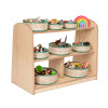 Low Level Open Shelving Unit