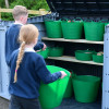 Compact Store with Green Storage Trugs