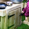Mud Kitchen Bench with Hob