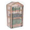 Wooden Greenhouse with Storage Set