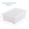 Medium Transparent Box