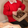 Mid Level Square Seagrass Basket Set