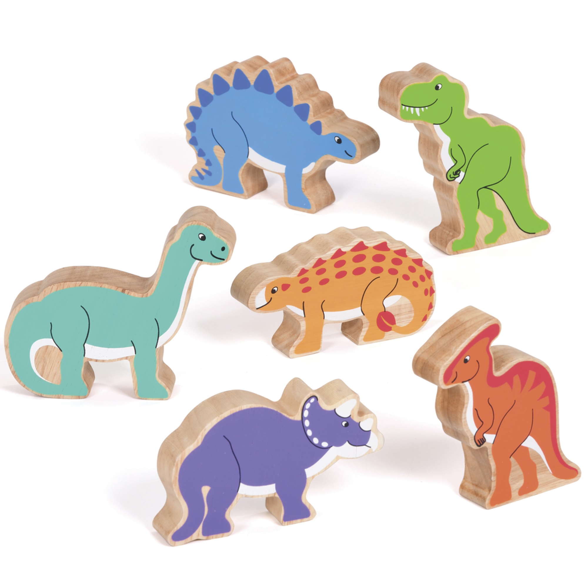 Wooden dinosaur playset hotsell