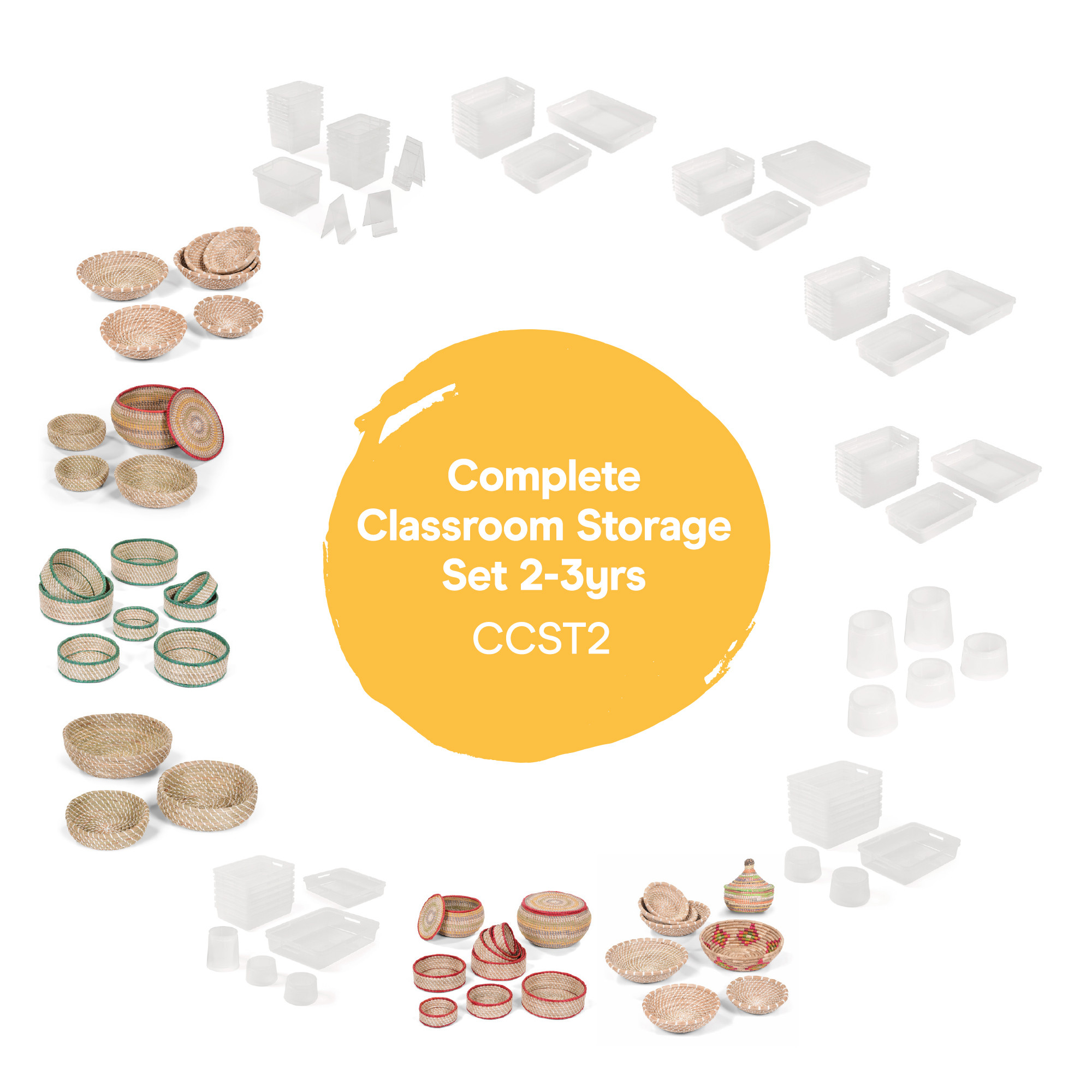 Complete Classroom Storage Set 2-3yrs