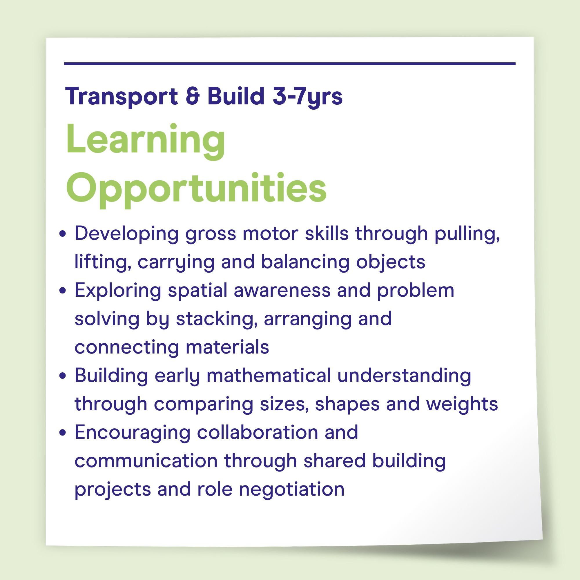 Transport and Building Blocks Collection 3-7yrs