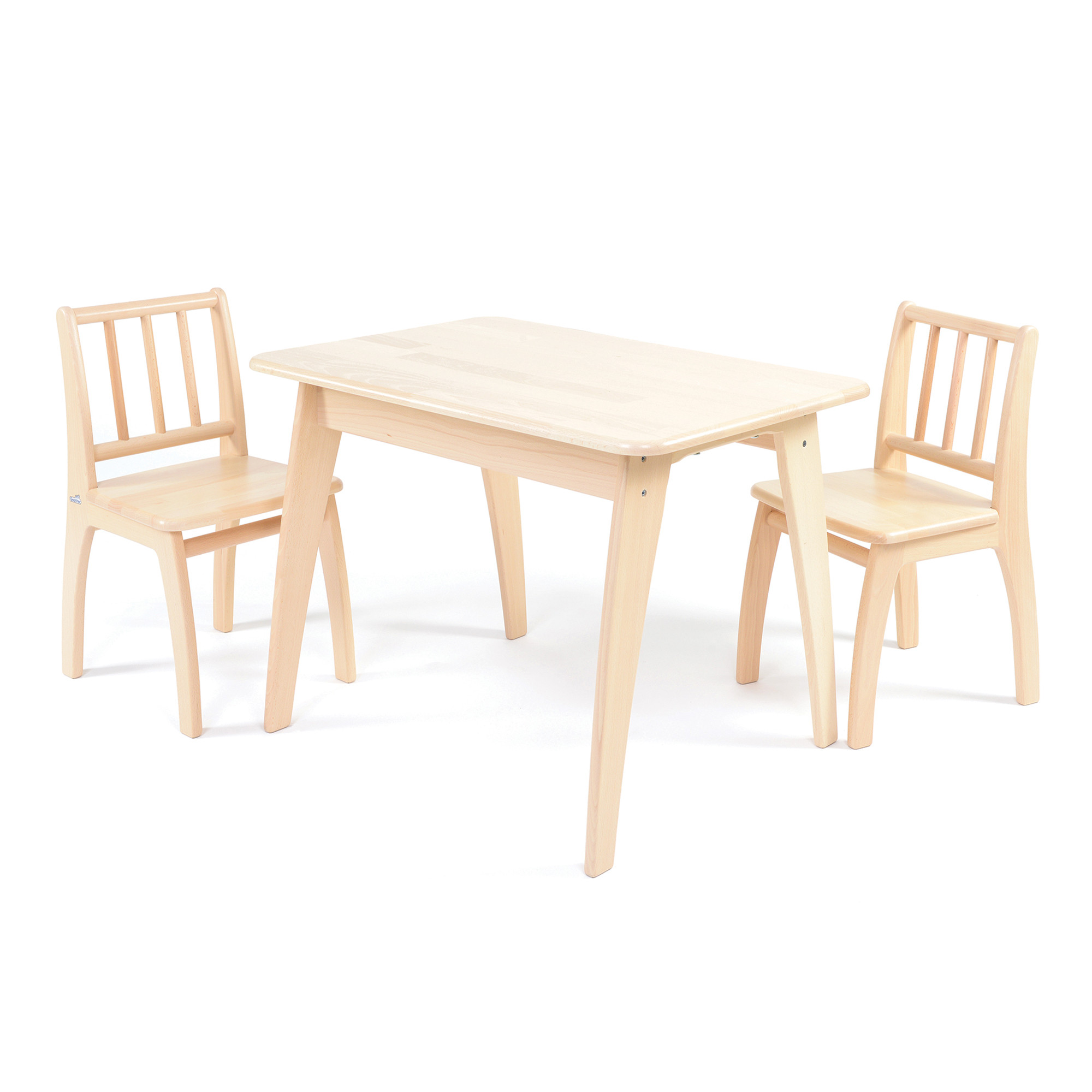 Home Corner Rectangular Table & Two Chairs 3-5yrs