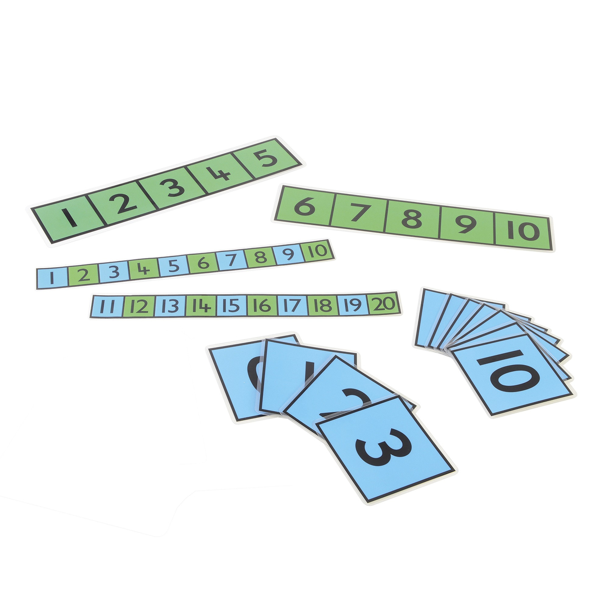 Line Using Number Cards Number Lines & Cards Set